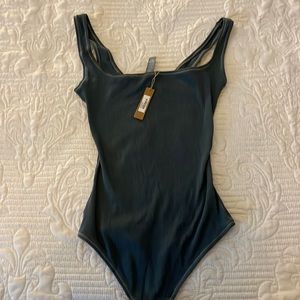 SKIMS Cotton Ribbed Body Suit